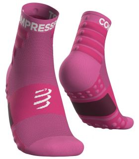 Calcetines Compressport Training Pack de 2 Rosa