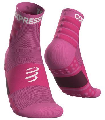 Calcetines Compressport Training Pack de 2 Rosa