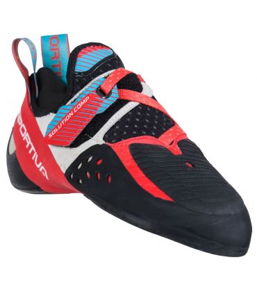 Pies de gato La Sportiva Solution Comp Hombre Black Yellow