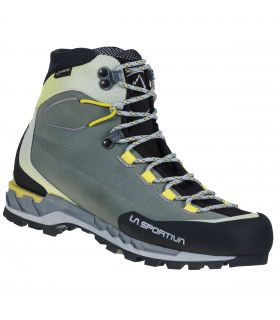 Botas La Sportiva Trango Tech Leather Gtx Mujer Gris Amarillo