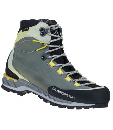 Botas La Sportiva Trango Tech Leather Gtx Mujer Gris Amarillo