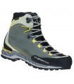 Compra online Botas La Sportiva Trango Tech Leather Gtx Mujer Gris Amarillo en oferta al mejor precio
