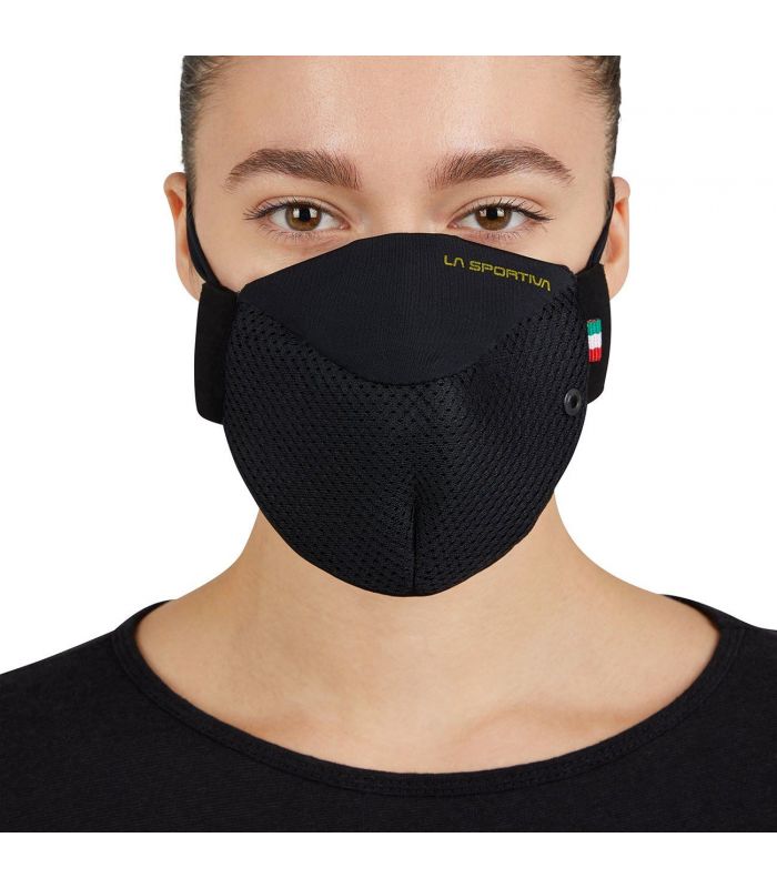 Compra online Mascarilla La Sportiva Stratos Mask Negro en oferta al mejor precio