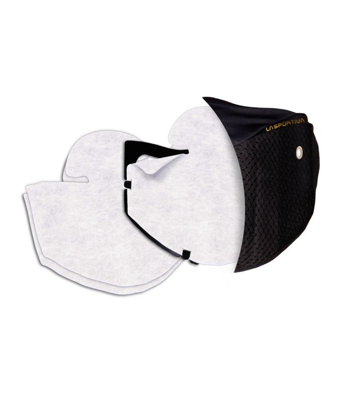 Compra online Mascarilla La Sportiva Stratos Mask Negro en oferta al mejor precio