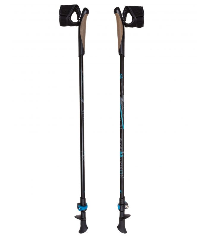 Compra online Bastones Ternua Walking Pole Black Duch Blue en oferta al mejor precio