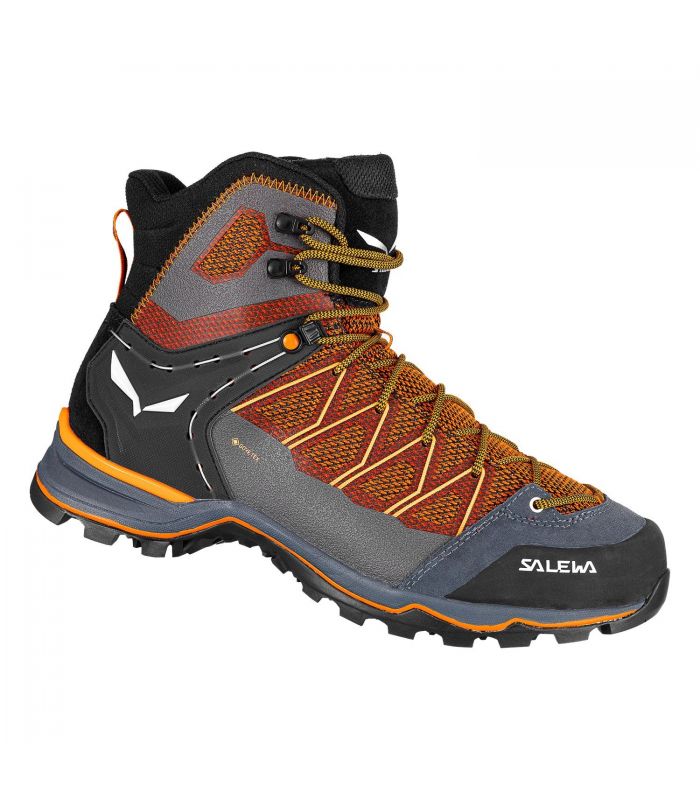 Compra online Botas Salewa MS MTN Trainer Lite Mid GTX Hombre Black Carrot en oferta al mejor precio