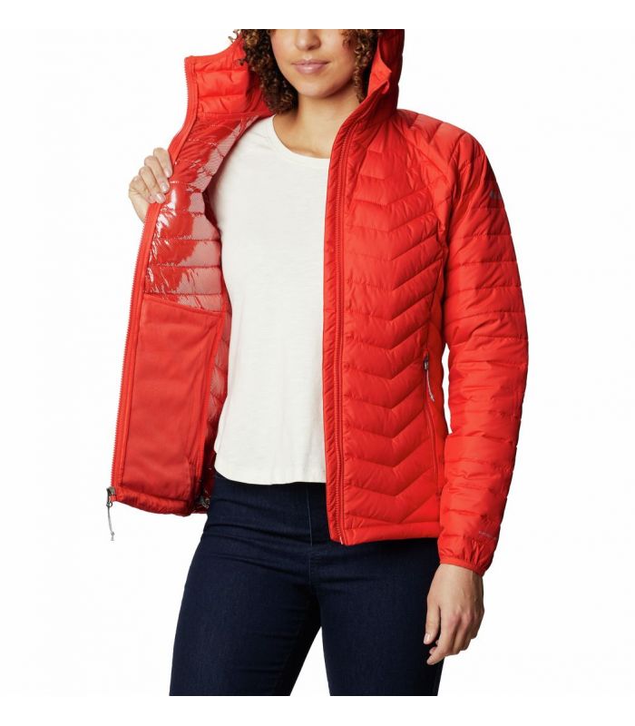 Compra online Chaqueta Columbia Powder Lite Hooded Mujer Bold Orange en oferta al mejor precio