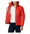 Chaqueta Columbia Powder Lite Hooded Mujer Bold Orange