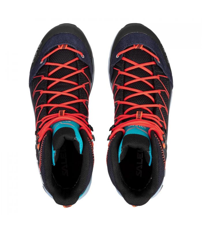 Compra online Botas Salewa WS MTN Trainer Lite Mid GTX Mujer Blue en oferta al mejor precio