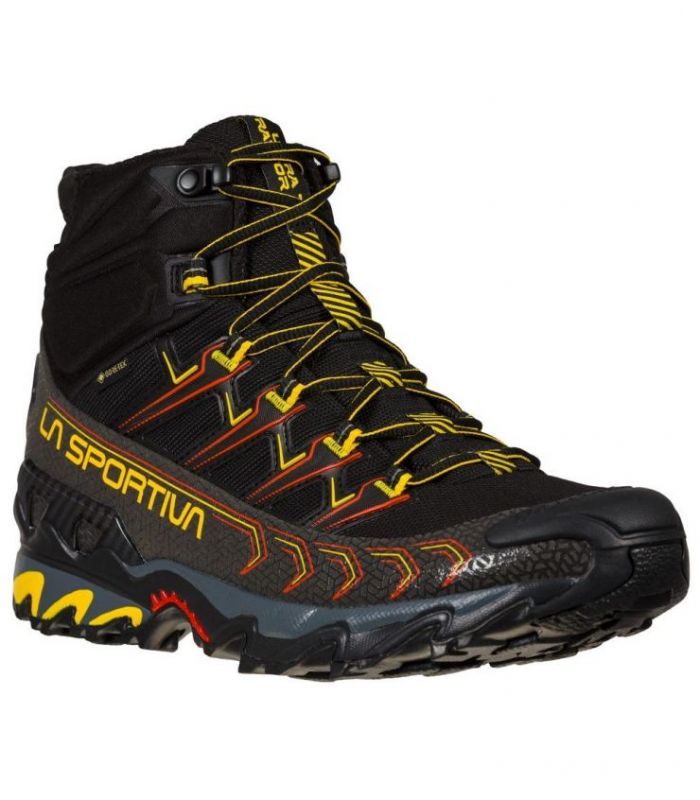 Compra online Botas La Sportiva Ultra Raptor II Mid GTX Hombre Black Yellow en oferta al mejor precio