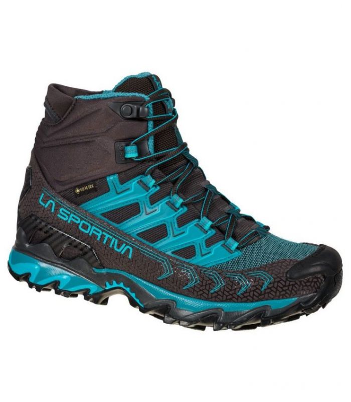Compra online Botas La Sportiva Ultra Raptor II Mid Wide GTX Mujer Carbon Topaz en oferta al mejor precio