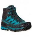 Compra online Botas La Sportiva Ultra Raptor II Mid Wide GTX Mujer Carbon Topaz en oferta al mejor precio