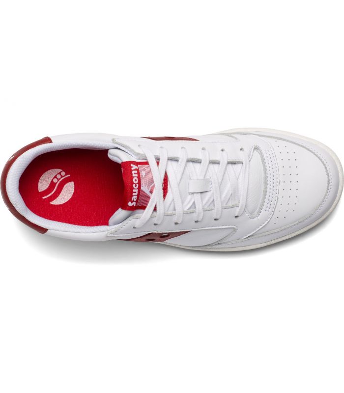 Compra online Zapatillas Saucony Jazz Court Hombre White Red en oferta al mejor precio