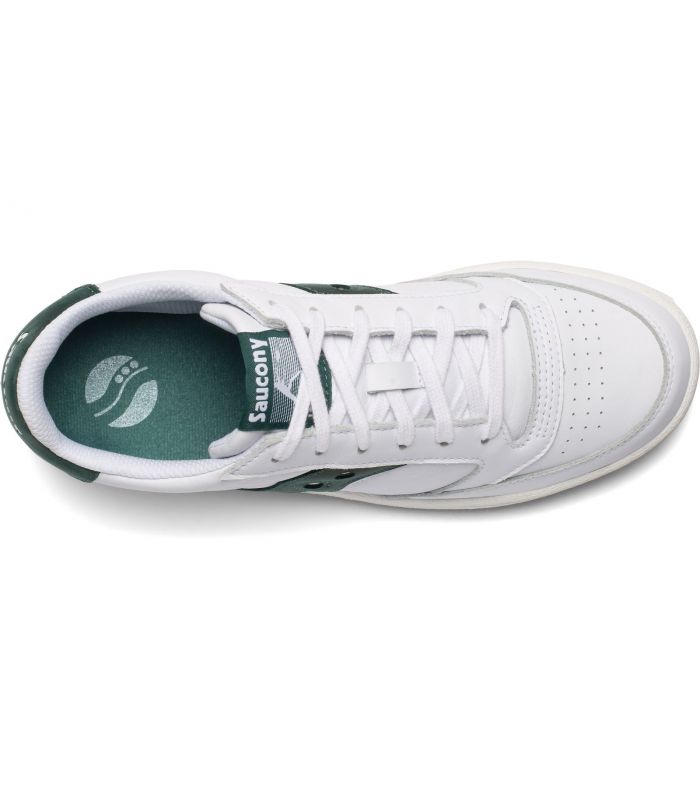 Compra online Zapatillas Saucony Jazz Court Hombre White Green en oferta al mejor precio