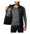 Compra online Chaleco Columbia Powder Lite Hombre Negro en oferta al mejor precio