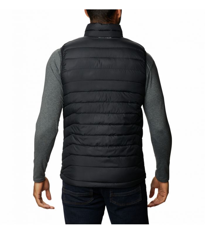 Compra online Chaleco Columbia Powder Lite Hombre Negro en oferta al mejor precio