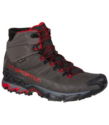 Botas La Sportiva Ultra Raptor II Mid Leather GTX Hombre Carbon Red