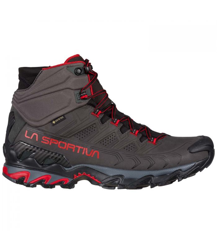 Compra online Botas La Sportiva Ultra Raptor II Mid Leather GTX Hombre Carbon Red en oferta al mejor precio