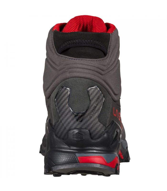 Compra online Botas La Sportiva Ultra Raptor II Mid Leather GTX Hombre Carbon Red en oferta al mejor precio