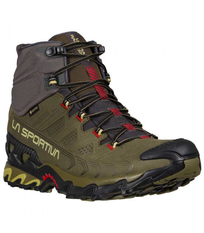 Compra online Botas La Sportiva Ultra Raptor II Mid Leather GTX Hombre Ivy Red en oferta al mejor precio