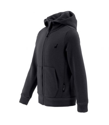 Sudadera Joluvi Hoodie Zip Hombre Negro