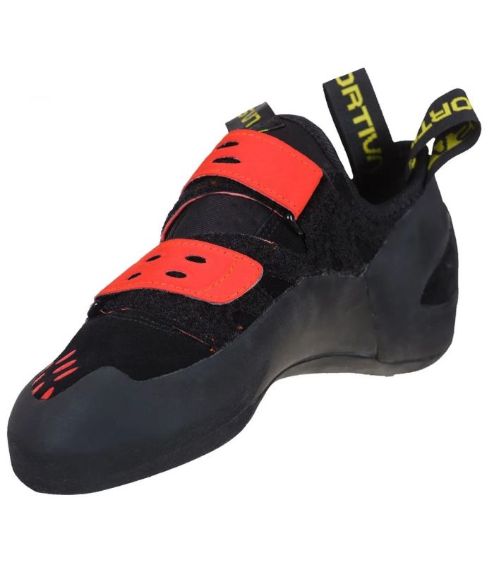 Compra online Pies de gato La Sportiva Tarantula Hombre Black Poppy en oferta al mejor precio