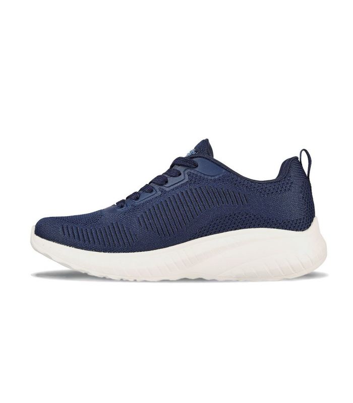 Compra online Zapatillas Skechers Bobs Squad Chaos Face Off Mujer Navy en oferta al mejor precio