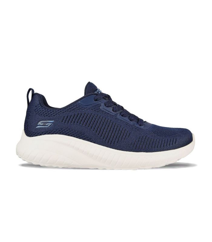 Compra online Zapatillas Skechers Bobs Squad Chaos Face Off Mujer Navy en oferta al mejor precio