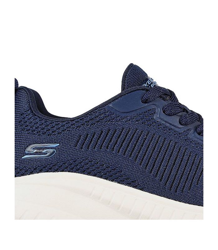 Compra online Zapatillas Skechers Bobs Squad Chaos Face Off Mujer Navy en oferta al mejor precio