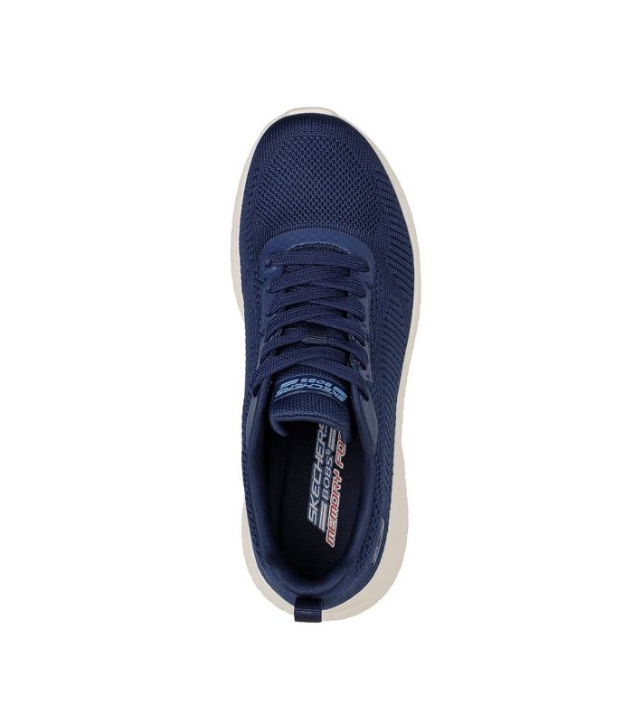 Compra online Zapatillas Skechers Bobs Squad Chaos Face Off Mujer Navy en oferta al mejor precio
