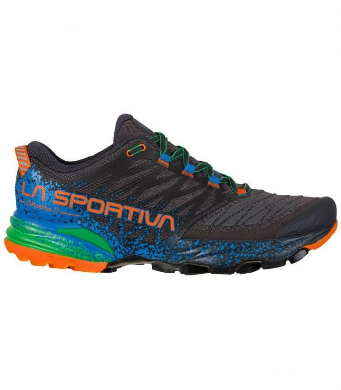 Compra online Zapatillas La Sportiva Akasha II Hombre Carbon Flame en oferta al mejor precio
