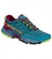 Compra online Zapatillas La Sportiva Akasha II Mujer Topaz Red Plum en oferta al mejor precio