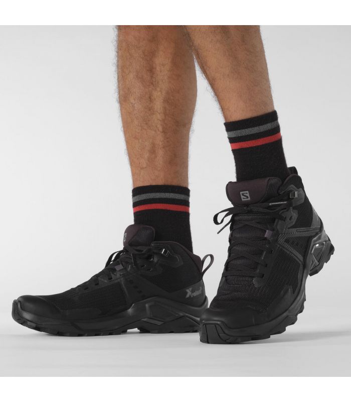 Compra online Botas Salomon X Raise 2 Mid GTX Hombre Black en oferta al mejor precio