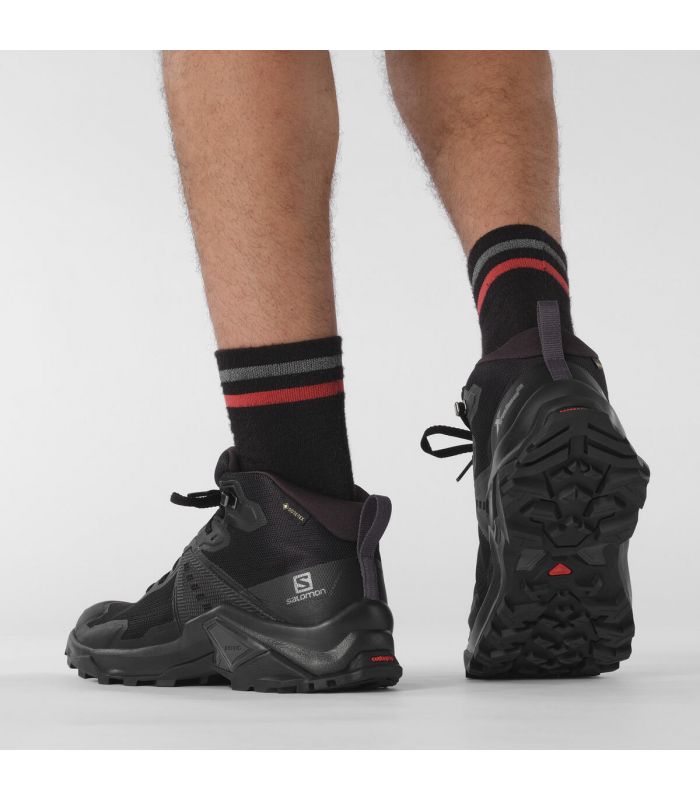 Compra online Botas Salomon X Raise 2 Mid GTX Hombre Black en oferta al mejor precio