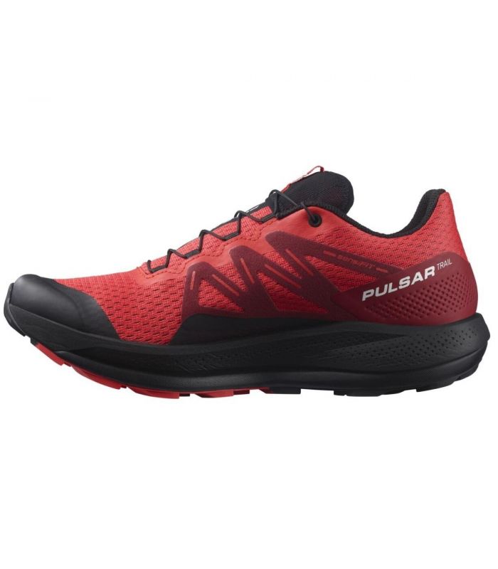 Compra online Zapatillas Salomon Pulsar Trail Hombre Poppy Red Bird Black en oferta al mejor precio