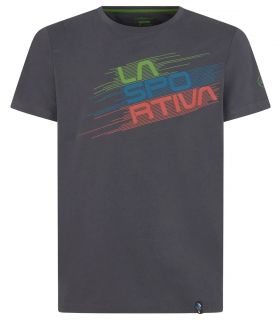 Camiseta La Sportiva Stipe Evo Hombre Carbon Kale