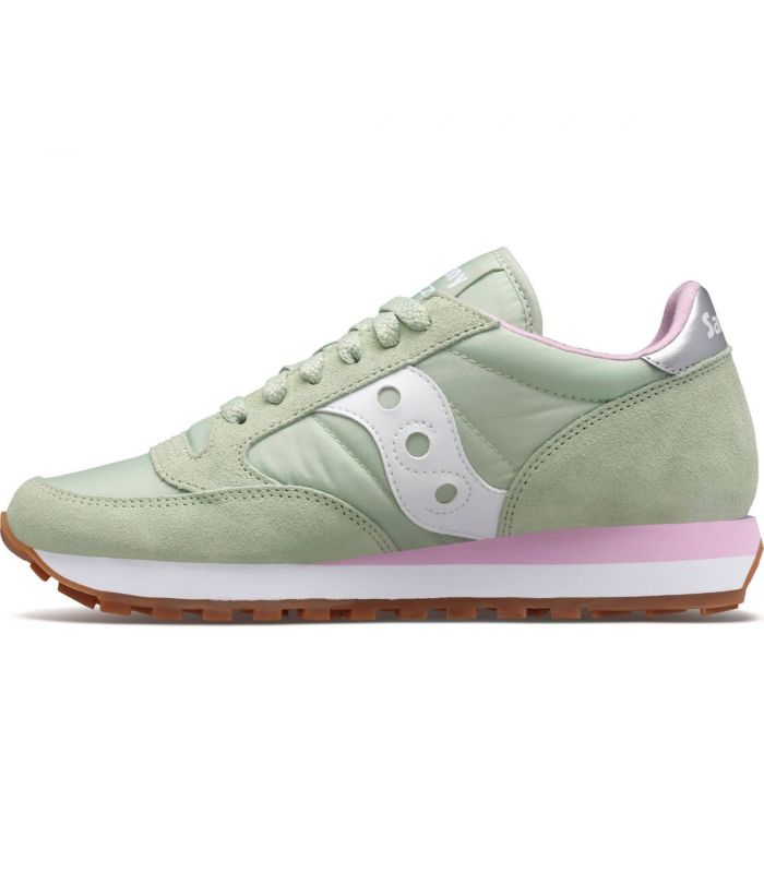 Compra online Zapatillas Saucony Jazz Original Mujer Verde Blanco en oferta al mejor precio