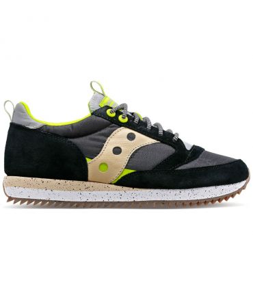 Zapatillas Saucony Jazz 81 Peak Premium Black Acid Lime
