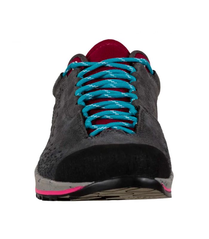 Compra online Zapatillas La Sportiva TX2 Evo Leather Woman Carbon-Red Plum Mujer en oferta al mejor precio