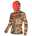 Compra online Sudadera trekking Trangoworld Poppi-P Mujer Brown en oferta al mejor precio