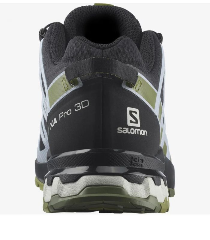 Compra online Zapatillas Salomon Xa Pro 3D V8 GTX Mujer Black Green Moss Zen Blue en oferta al mejor precio