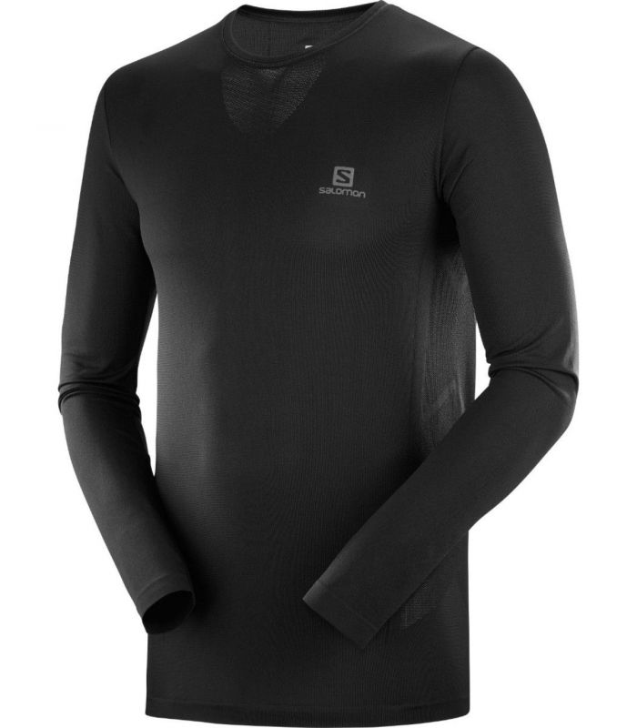Compra online Camiseta Salomon LS Sense Hombre Black en oferta al mejor precio