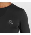 Compra online Camiseta Salomon LS Sense Hombre Black en oferta al mejor precio