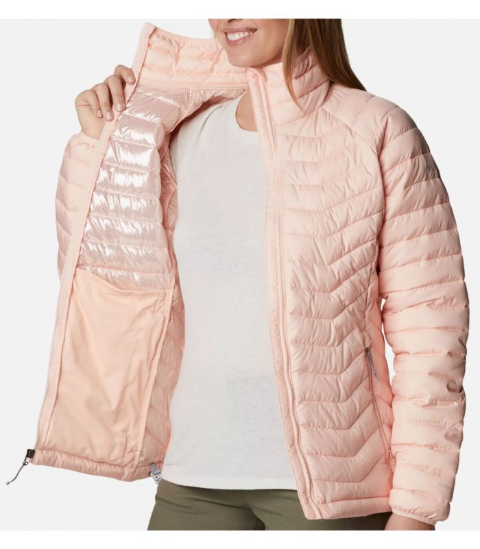 Compra online Chaqueta Columbia Powder Lite Mujer Peach Blos en oferta al mejor precio