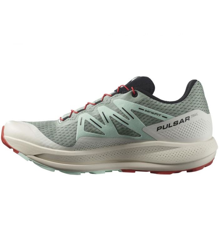 Compra online Zapatillas Salomon Pulsar Trail Hombre Lily Pad Bleached Aqua en oferta al mejor precio