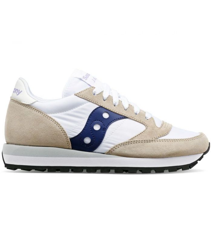 Compra online Zapatillas Saucony Jazz Original Mujer White Navy en oferta al mejor precio
