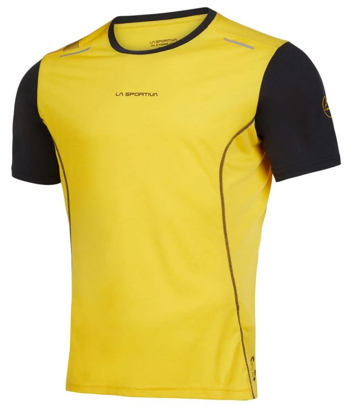 Compra online Camiseta La Sportiva Tracer Hombre Yellow Black en oferta al mejor precio