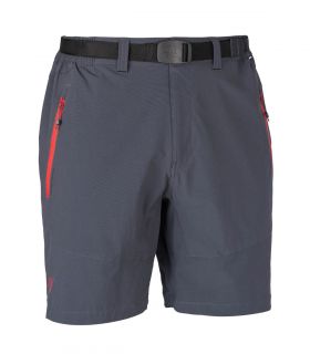 Pantalones cortos Ternua Friz Hombre Whales Grey Red Alert