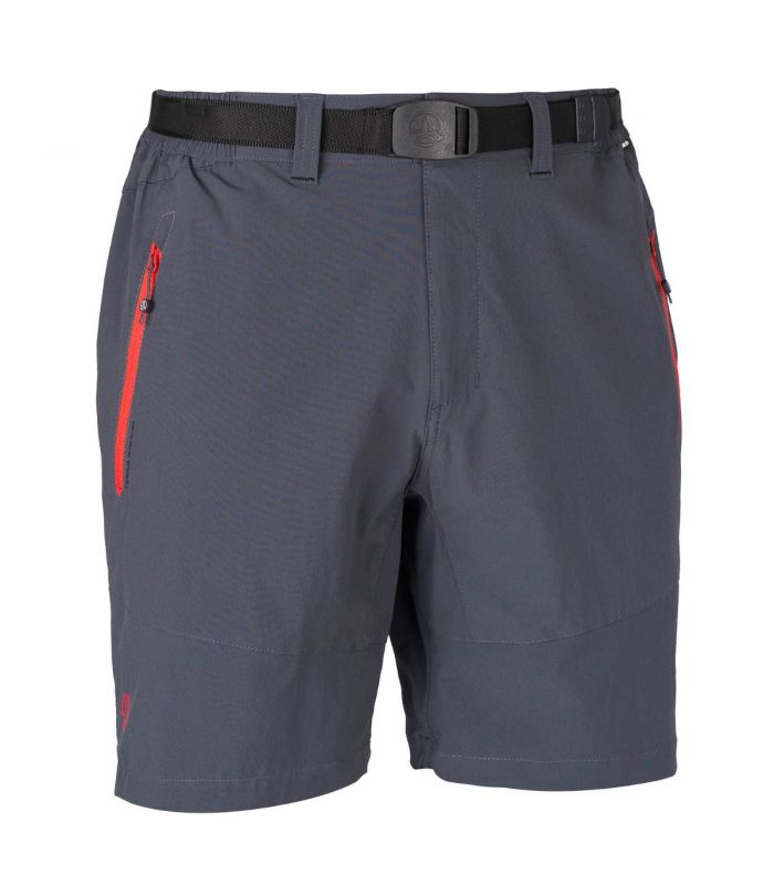 Compra online Pantalones cortos Ternua Friz Hombre Whales Grey Red Alert en oferta al mejor precio