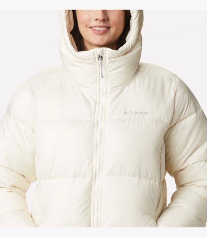 Compra online Chaqueta Columbia Puffect Mid Mujer Chalk en oferta al mejor precio